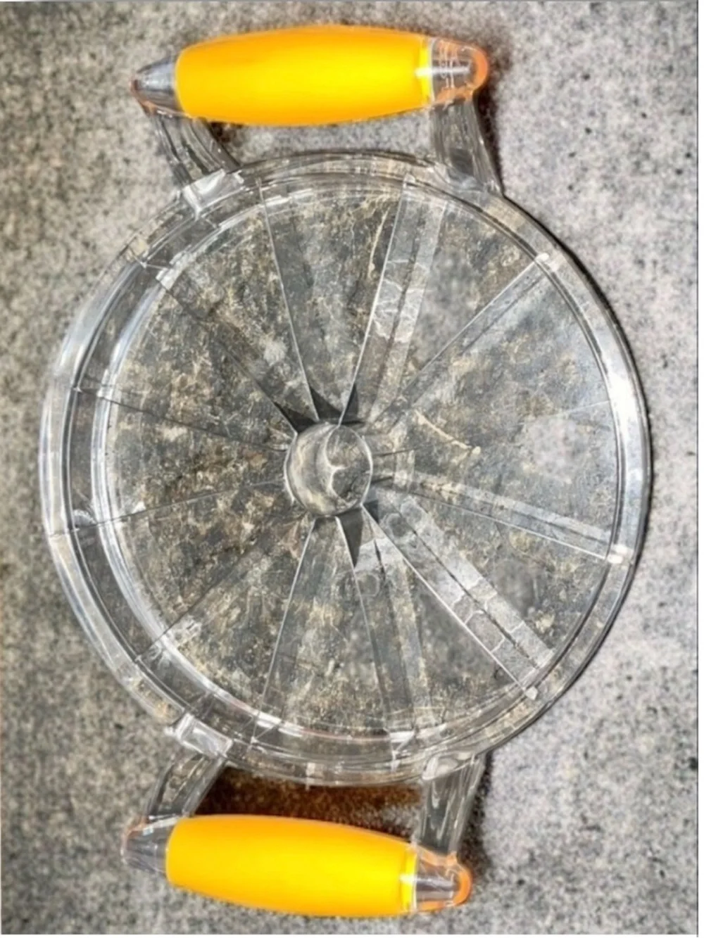 Slicer 🔎 Rare Find Elegant Lucite and Stainless Steel Pie Melon Farmhouse HP 🍭